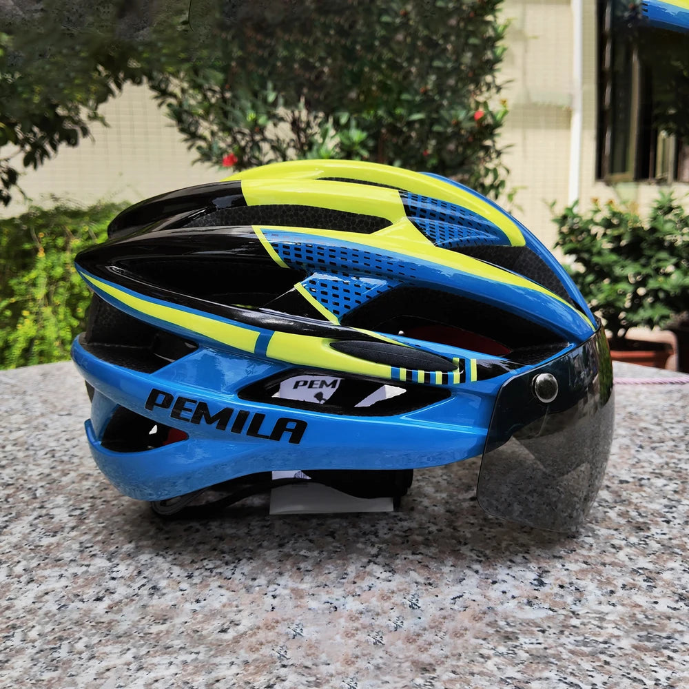 Cycling Helmet Goggle E-bike Helmet, Road Mountain Bike Helmet, Lens For Riding Bicycle, Skateboard, Scooter