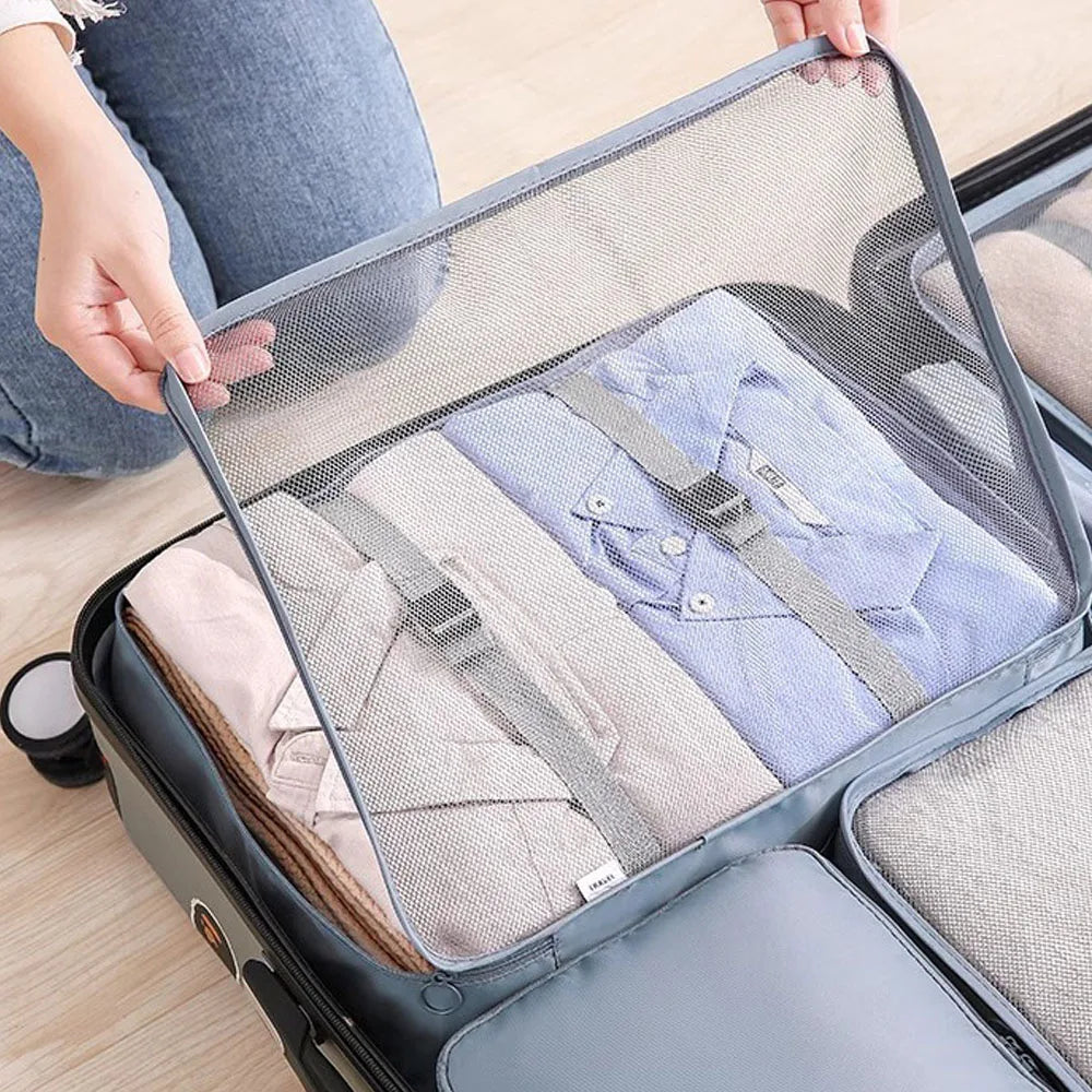 6PCS/set Storage bags and laundry bags – Travel storage bags to store luggage, portable suitcases and clothes compression