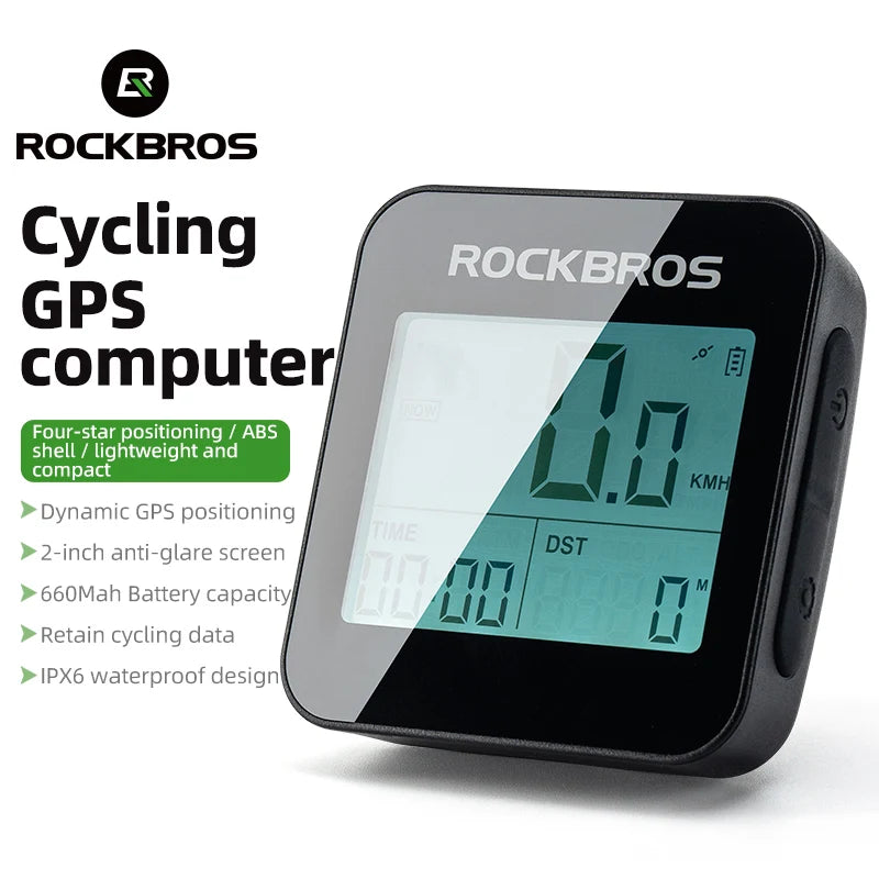 Speedometer Road Bike MTB IPX6 Waterproof Wireless Stopwatch Cycling Odometer, Bicycle Accessories