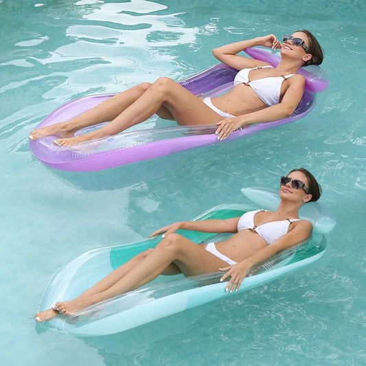 Water Floating Bed, Comfortable Lounge Chair, for Beach, Swimming Pool Party