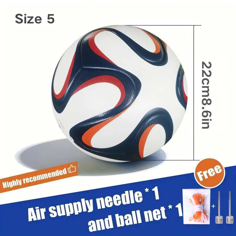 Soccer Ball, Size 5, PU Material, Outdoor Sports Training Football Team