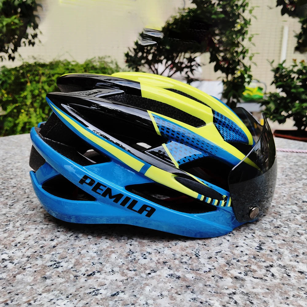 Cycling Helmet Goggle E-bike Helmet, Road Mountain Bike Helmet, Lens For Riding Bicycle, Skateboard, Scooter