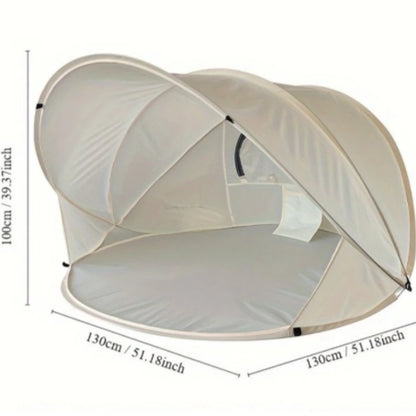 1pc 2-3 person tent outdoor camping  portable sunshade  quick throwing tent  garden  courtyard  game house  travel supplies