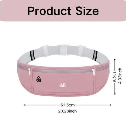 Sports Large Capacity Waterproof Waist Bag, for Running & Fitness