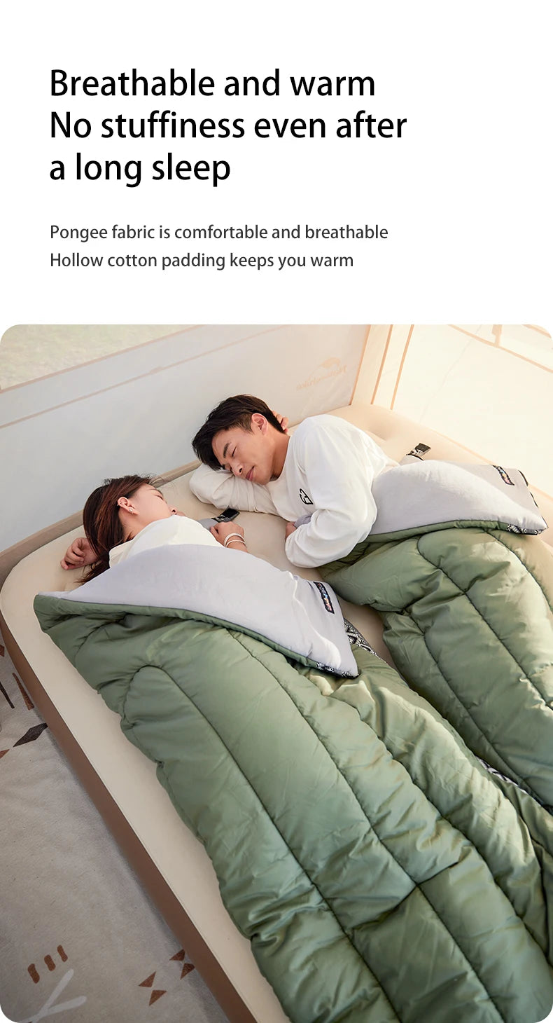 Naturehike L150 3 Season Sleeping Bags Ultralight Machine Washable Summer Sleeping Gear Outdoor Spliceable Camping Sleeping Bag