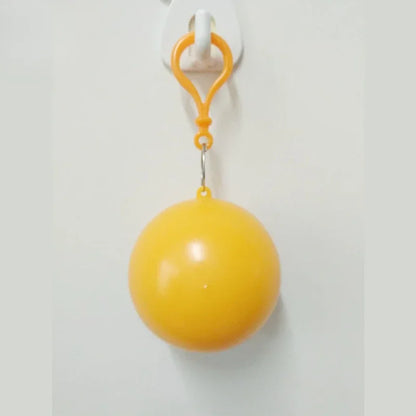 Portable Raincoat Ball Disposable Raincoats Waterproof Transparent Rain Cover Emergency Coat for Traveling Camping Outdoor Sport