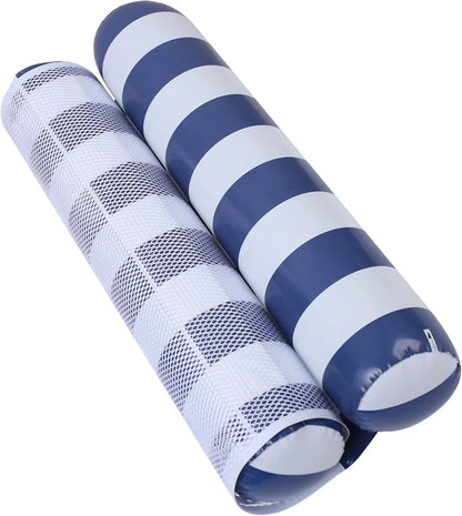 Swimming Pool Inflatable Cylindrical Striped Dual Tube, Suitable for Pools & Beach