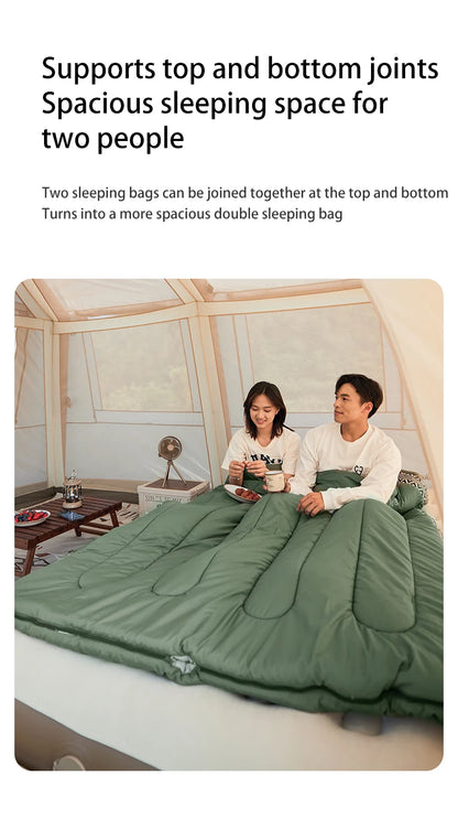 Naturehike L150 3 Season Sleeping Bags Ultralight Machine Washable Summer Sleeping Gear Outdoor Spliceable Camping Sleeping Bag