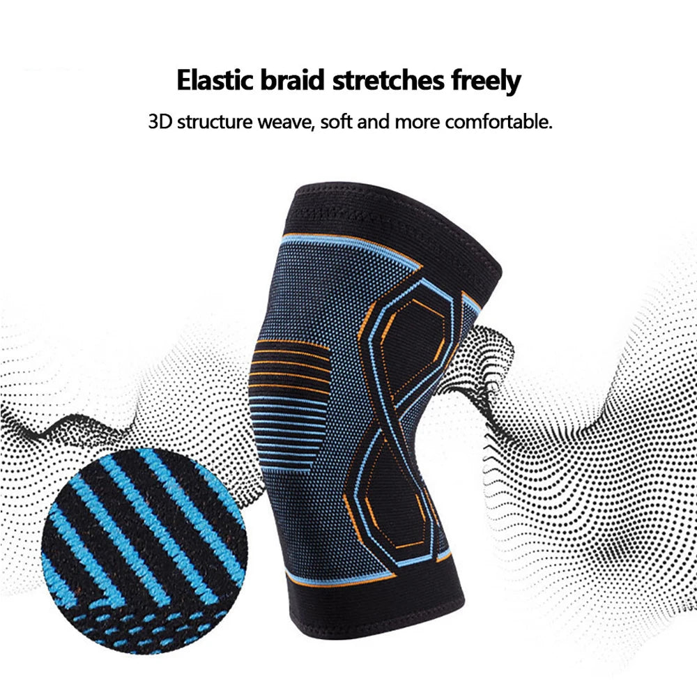 2PCS Premium Knee Brace Support Sleeve – Compression for Running, Gym,Sports – Breathable & Pain Relief for Arthritis, Men & Women