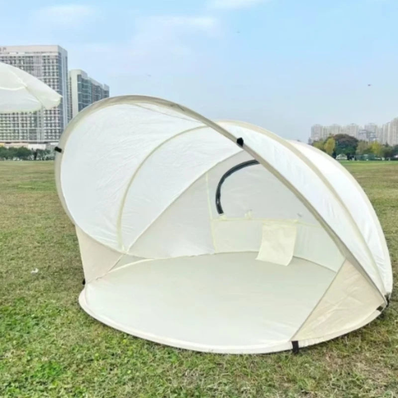 1pc 2-3 person tent outdoor camping  portable sunshade  quick throwing tent  garden  courtyard  game house  travel supplies