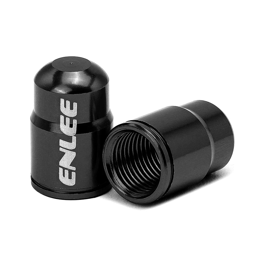 2PCS Aluminum Alloy Bike Valve Caps Bicycle Tire Rim Stem Covers Wheel Valve Covers Dust Decorative Cycling Accessories