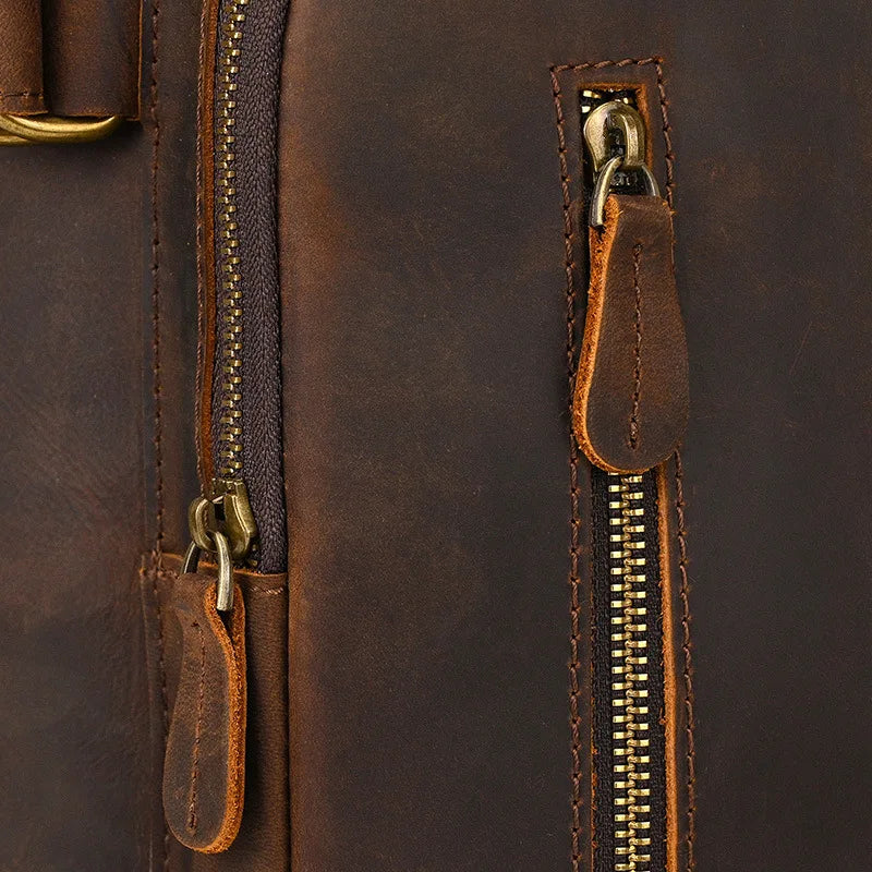 Large Leather Backpack Men Luxury Designer Laptop Bagpack for Man Backpack for School Bag Travel Backpack Bag Men's Daypack