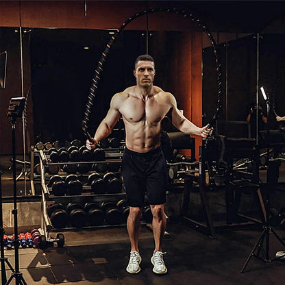 Sports Rope, Heavy Jump Rope, Weighted Battle Power, Improve Strength, Training, Fitness, Gym Equipment