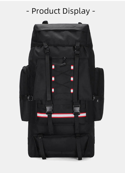 130L Hiking Camping Backpack Travel Large Luggage Bag Men Trekking Outdoor Sports Pack Molle Trekking Rucksack For Men Big Bag