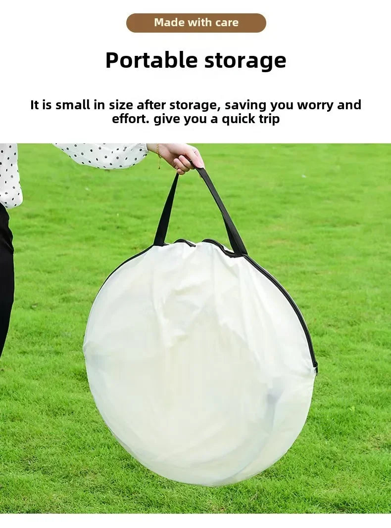 1pc 2-3 person tent outdoor camping  portable sunshade  quick throwing tent  garden  courtyard  game house  travel supplies