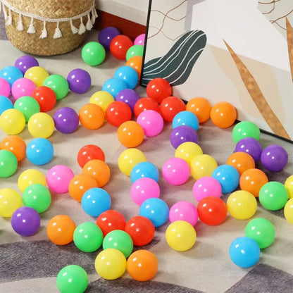 100PCS Funny Colourful Balls, Eco-Friendly Material