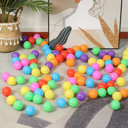 100PCS Funny Colourful Balls, Eco-Friendly Material