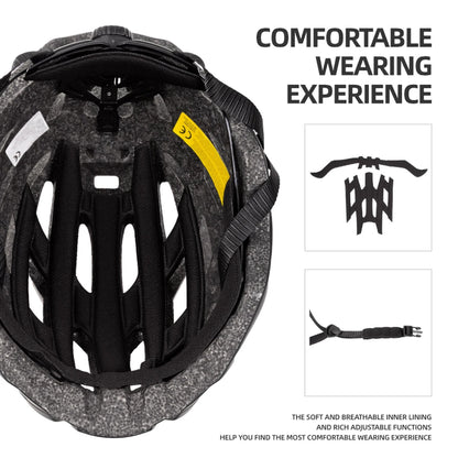 LED Light Helmet Road Mountain Bike, Helmet Ultra Light, Rechargeable