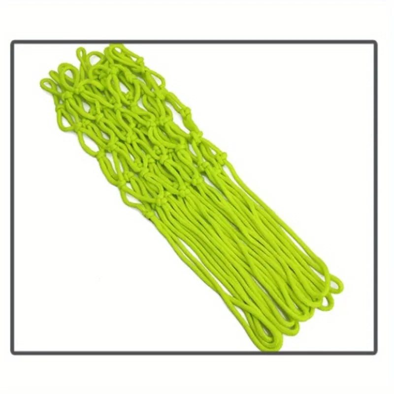 Green Fluorescent Basketball Net, Self Luminous, for Children's Basketball Frame