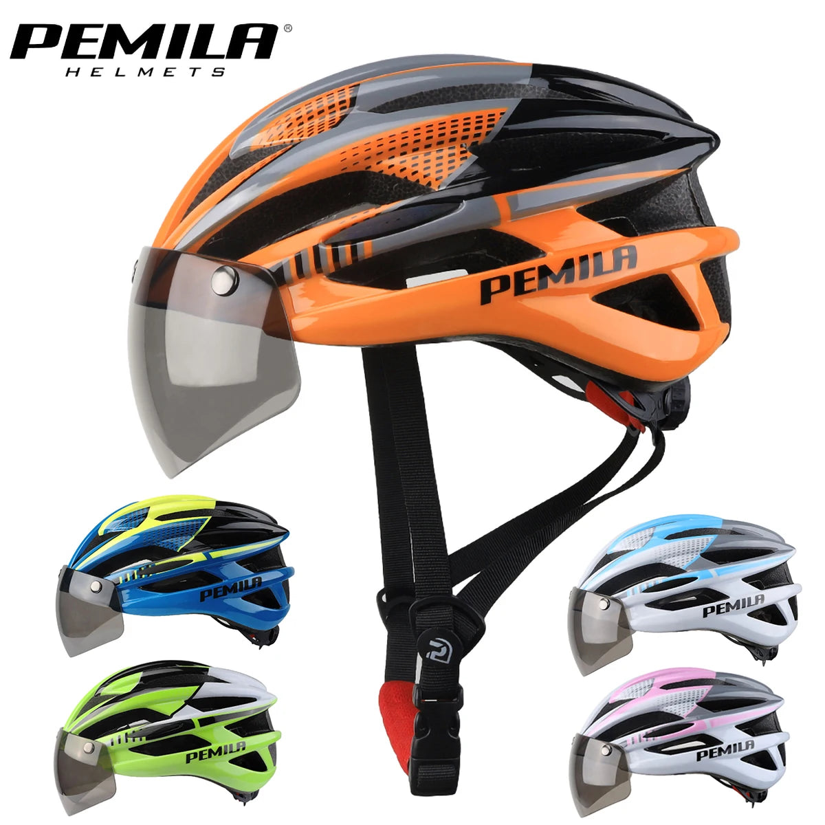 Cycling Helmet Goggle E-bike Helmet, Road Mountain Bike Helmet, Lens For Riding Bicycle, Skateboard, Scooter