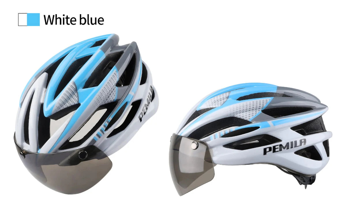 Cycling Helmet Goggle E-bike Helmet, Road Mountain Bike Helmet, Lens For Riding Bicycle, Skateboard, Scooter