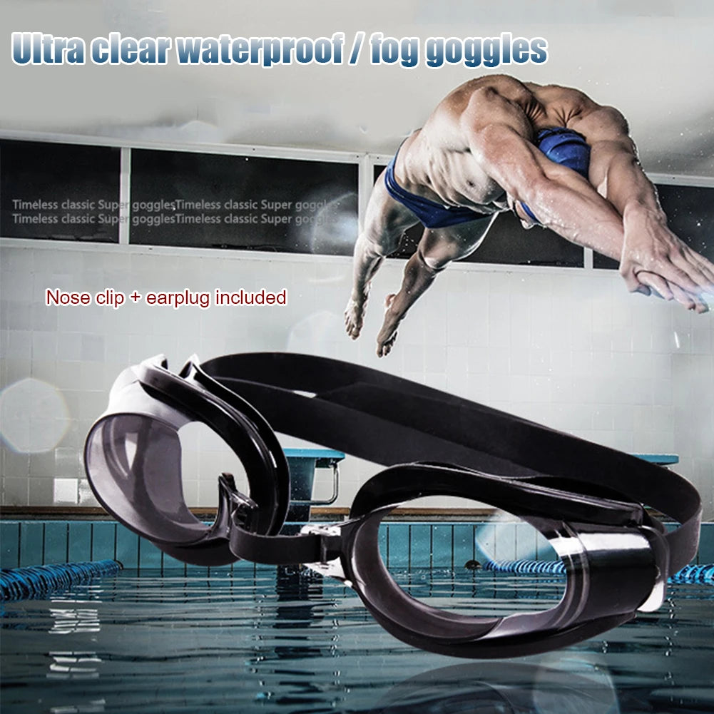 Professional Swimming Goggles Anti-Fog, with UV Protection Lens, for Adults