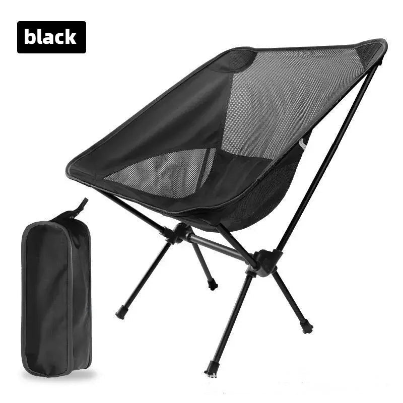 Foldable Outdoor Chair Collapsible Camping Chair Portable Folding for Beach Picnic Seat Folding Chair for Fishing BBQ Hiking