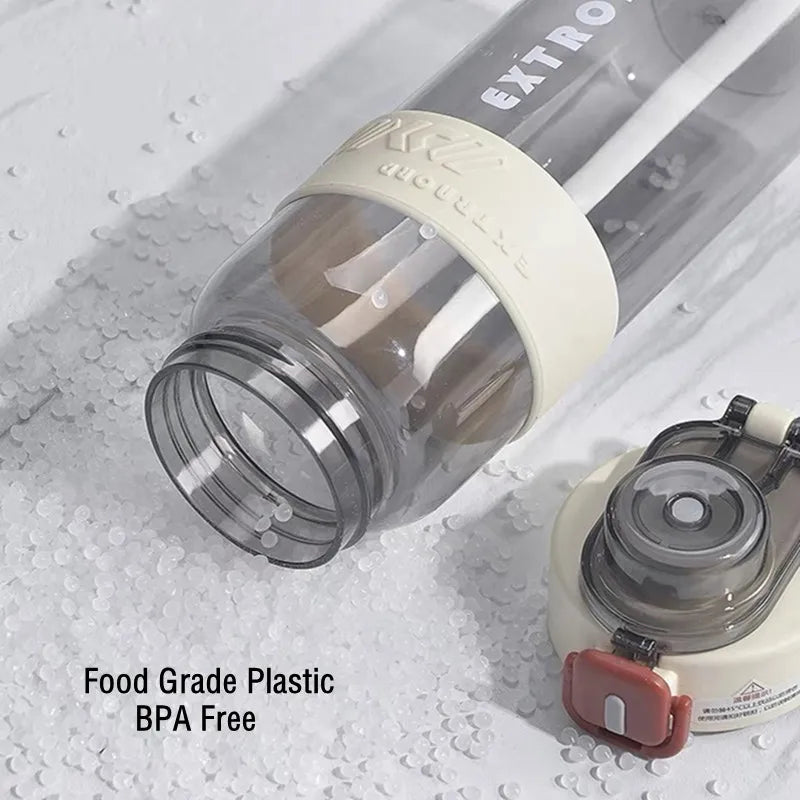 800ml / 1200ml Sports Water Bottle With Straw, BPA Free, Durable, for Gym, Fitness, Outdoor Sports