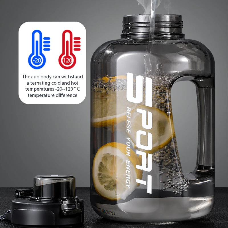 1.2L/1.7L/2.5L Large-Capacity Sports Water Bottle
