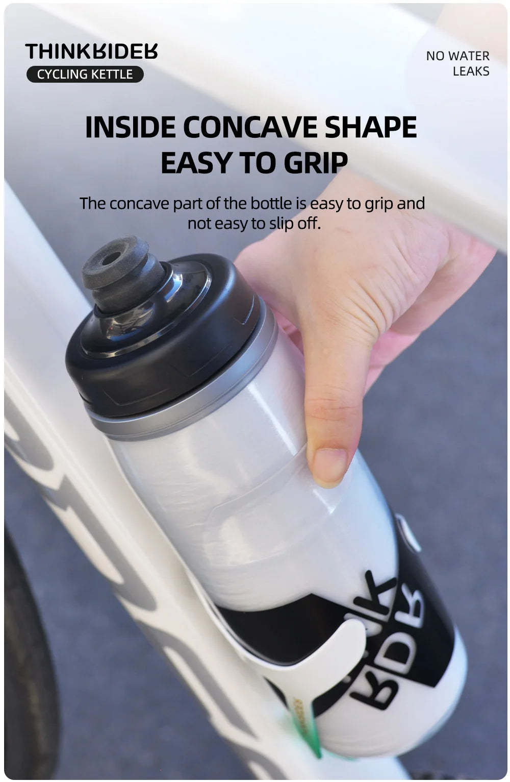 Insulated Cycling Water Bottle 620ml/21oz MTB Ultralight Sports Bottle