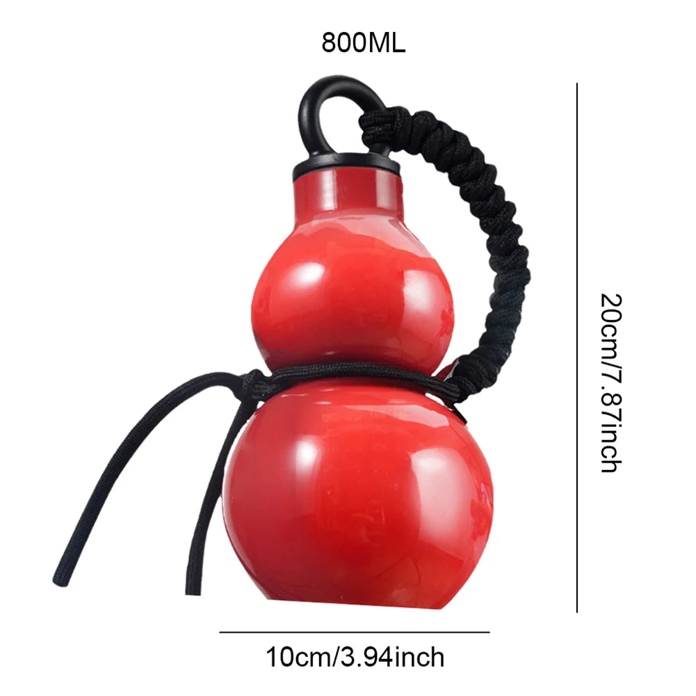 800ML New Chinese Retro-Inspired Gourd Water Bottle Large Capacity Wine Bottle PC Durable Water Kettle Outdoor Sports Wukong