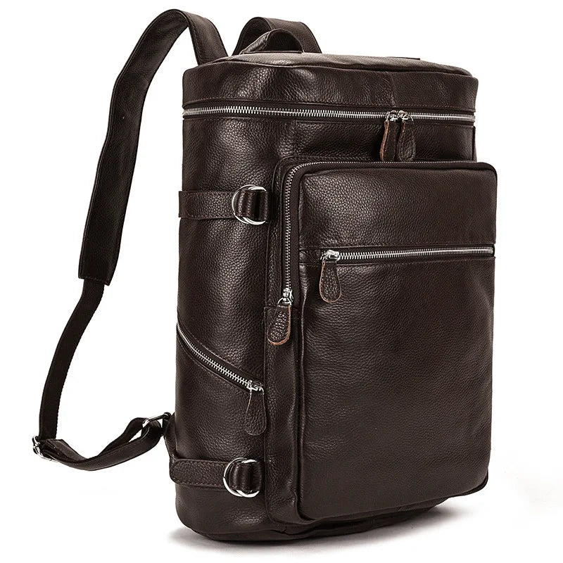 Large Leather Backpack Men Luxury Designer Laptop Bagpack for Man Backpack for School Bag Travel Backpack Bag Men's Daypack