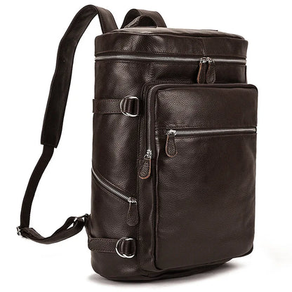 Large Leather Backpack Men Luxury Designer Laptop Bagpack for Man Backpack for School Bag Travel Backpack Bag Men's Daypack