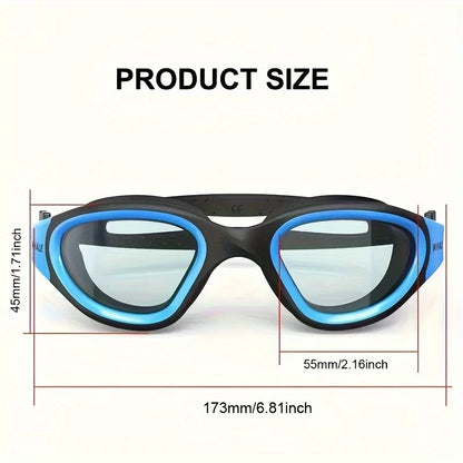 Swimming Goggles Fog-Free, UV Protected, Adjustable Size, for Men & Women