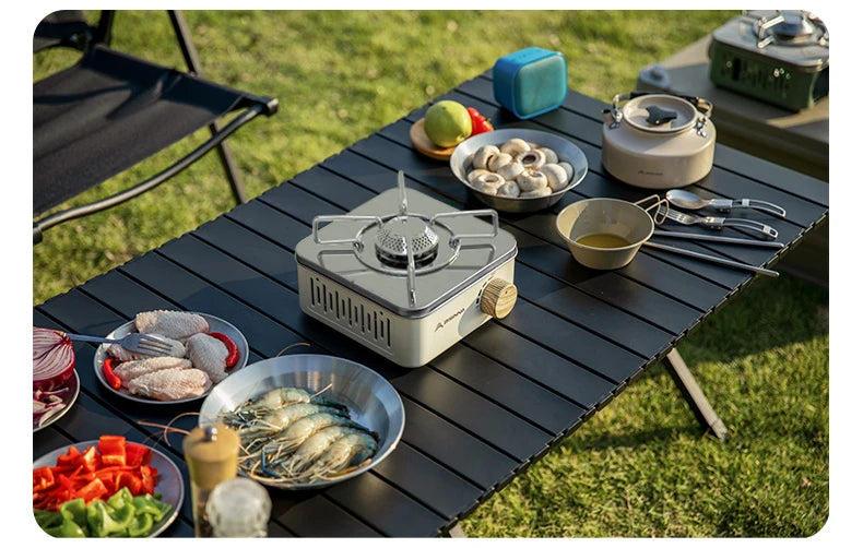 Camping Gas Stove 2800W High Firepower Portable Cassette Furnace Outdoor Gas Burner Picnic Camp