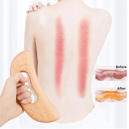 Wooden Gua Sha Tool Scraping Board Massage, Scraper Body Massage Therapy Tool