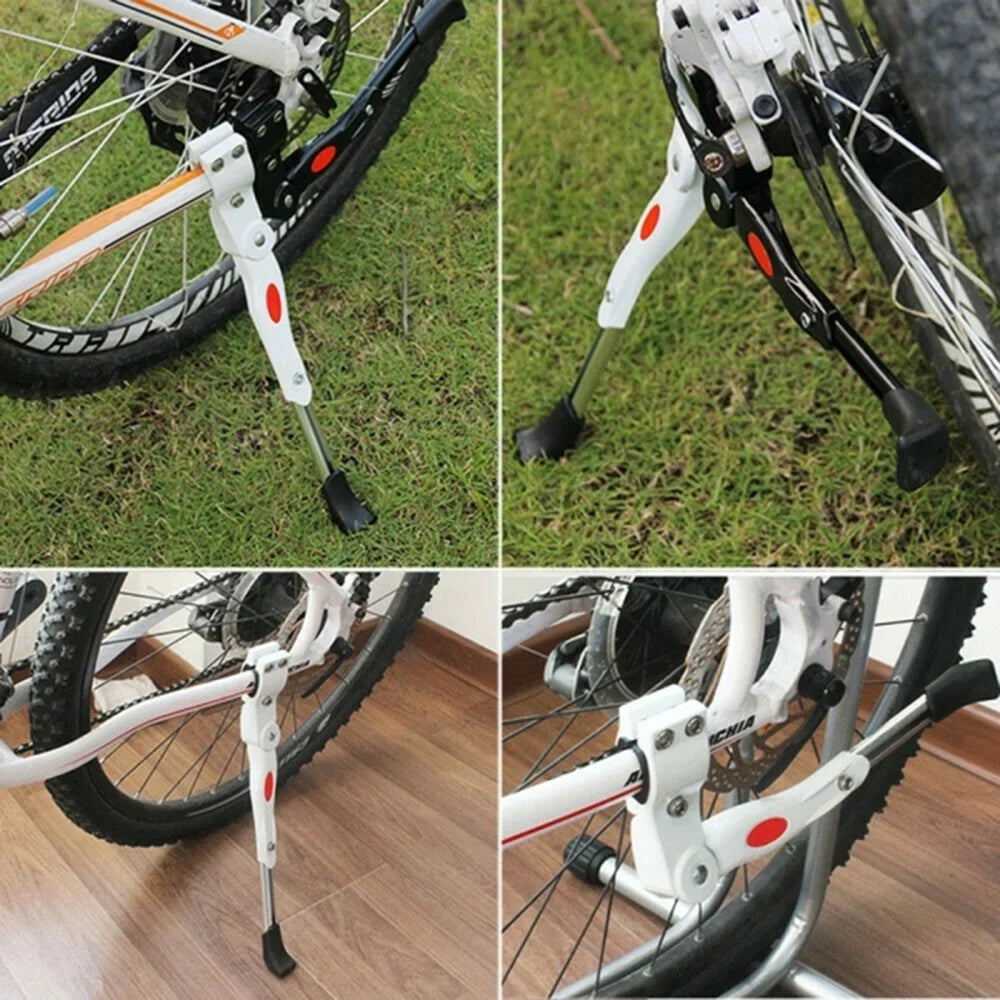 Adjustable Bicycle Kickstand, Parking Rack Bicycle Side Support 22 24 26 Inch