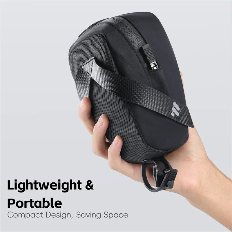 Bicycle Saddle Bag Lightweight Portable Bike Bag 0.8L Multi-Function Storage Pouch Tail Bag Cycling Accessories