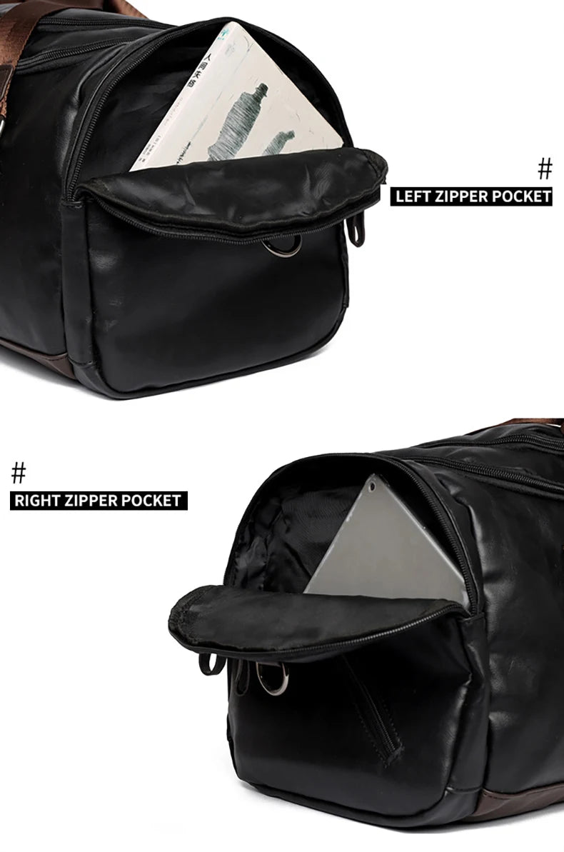 PU Sports Handbag, Shoulder Bag for Gym, Fitness & Travel