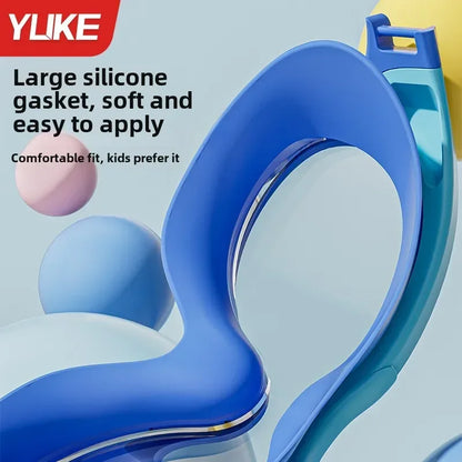 Children Swimming Goggles, Anti-fog, Large Frame Glasses, Comfortable Silicone