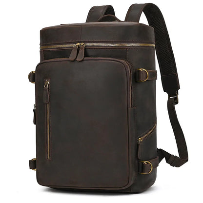 Large Leather Backpack Men Luxury Designer Laptop Bagpack for Man Backpack for School Bag Travel Backpack Bag Men's Daypack