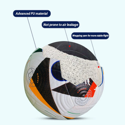 Professional Size 5 Soccer Balls Official Match, PU Leather Material