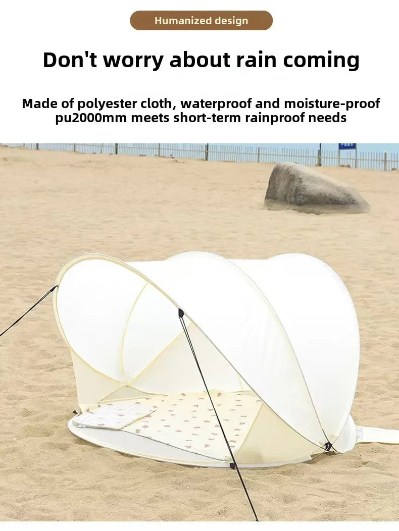 1pc 2-3 person tent outdoor camping  portable sunshade  quick throwing tent  garden  courtyard  game house  travel supplies