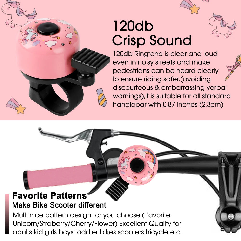 Bicycle Bell Alloy, Mountain Road Bike Ring, Cycling Handlebar Metal Ring Bell