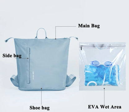 Swimming & Fitness Storage Bag, with Dry / Wet Separation