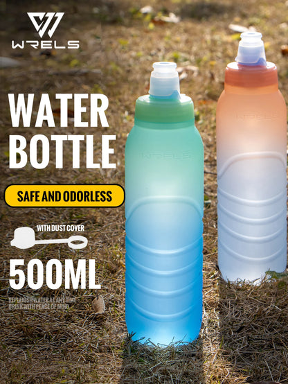 Sport Bottle, BPA Free PP5 Ultralight Leak-Proof Silicone Bottle for Fitness & Running