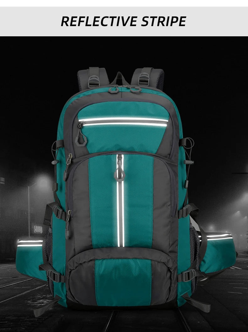 50L Camping Backpack, for Hiking, Trekking, Climbing, Travel