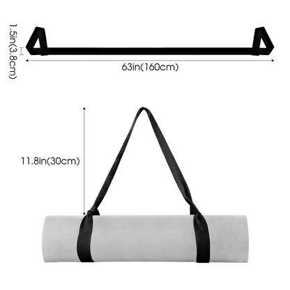 Adjustable Yoga Mat Strap, Shoulder Carry Belt, for Exercise, Stretch, Fitness