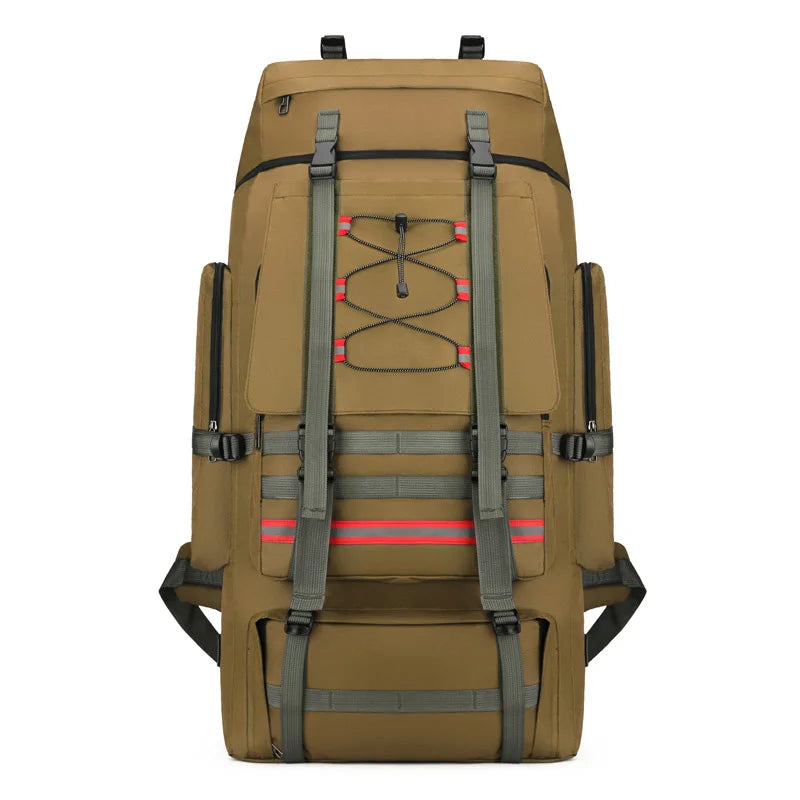 130L Hiking Camping Backpack Travel Large Luggage Bag Men Trekking Outdoor Sports Pack Molle Trekking Rucksack For Men Big Bag