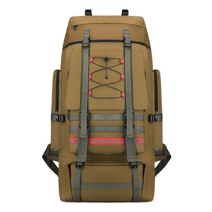130L Hiking Camping Backpack Travel Large Luggage Bag Men Trekking Outdoor Sports Pack Molle Trekking Rucksack For Men Big Bag